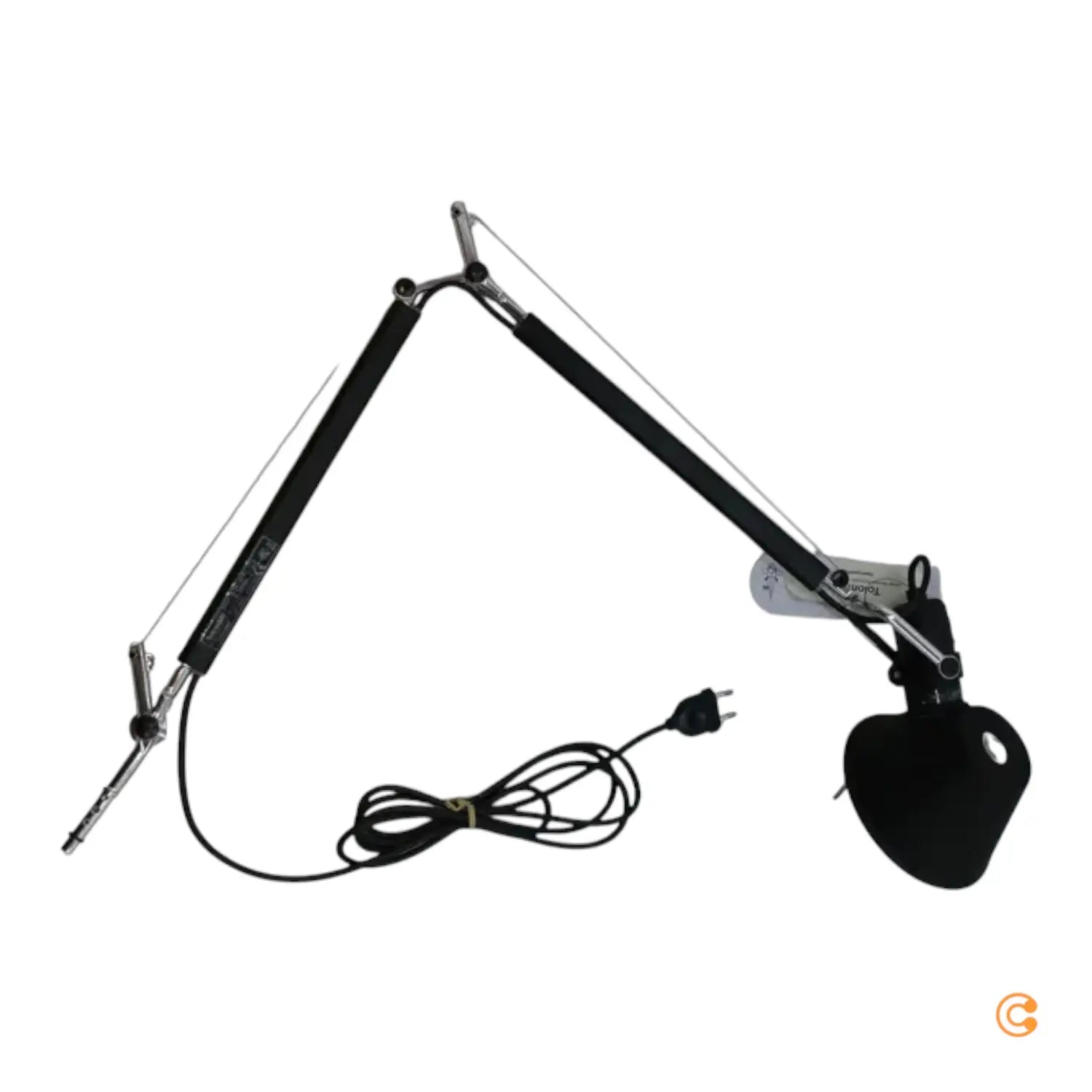 B-Ware Tolomeo Mini Tischleuchte Lampe Schreibtischleuchte Schwarz Aluminium - 8052993016461