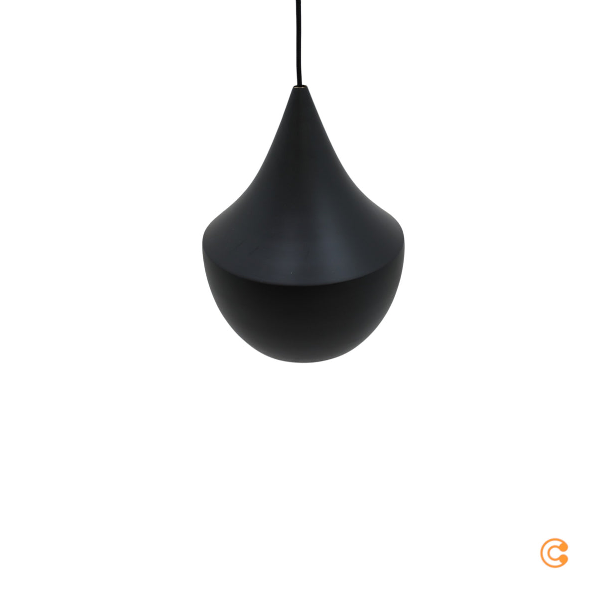 Tom Dixon Pendelleuchte Hängeleuchte Beat Fat LED Schwarz Messing Warmweiß Ø24cm - 9043196