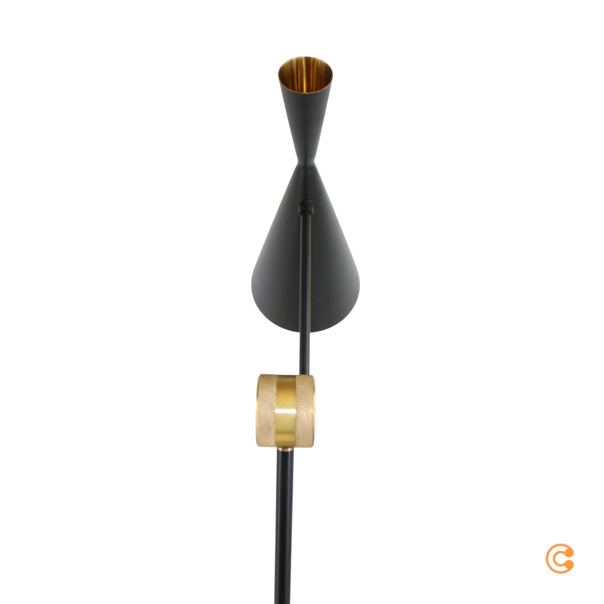 Tom Dixon - Beat Stehleuchte, schwarz Stehlampe Wohnzimmerlampe Leselampe Lampe - 5060441508447