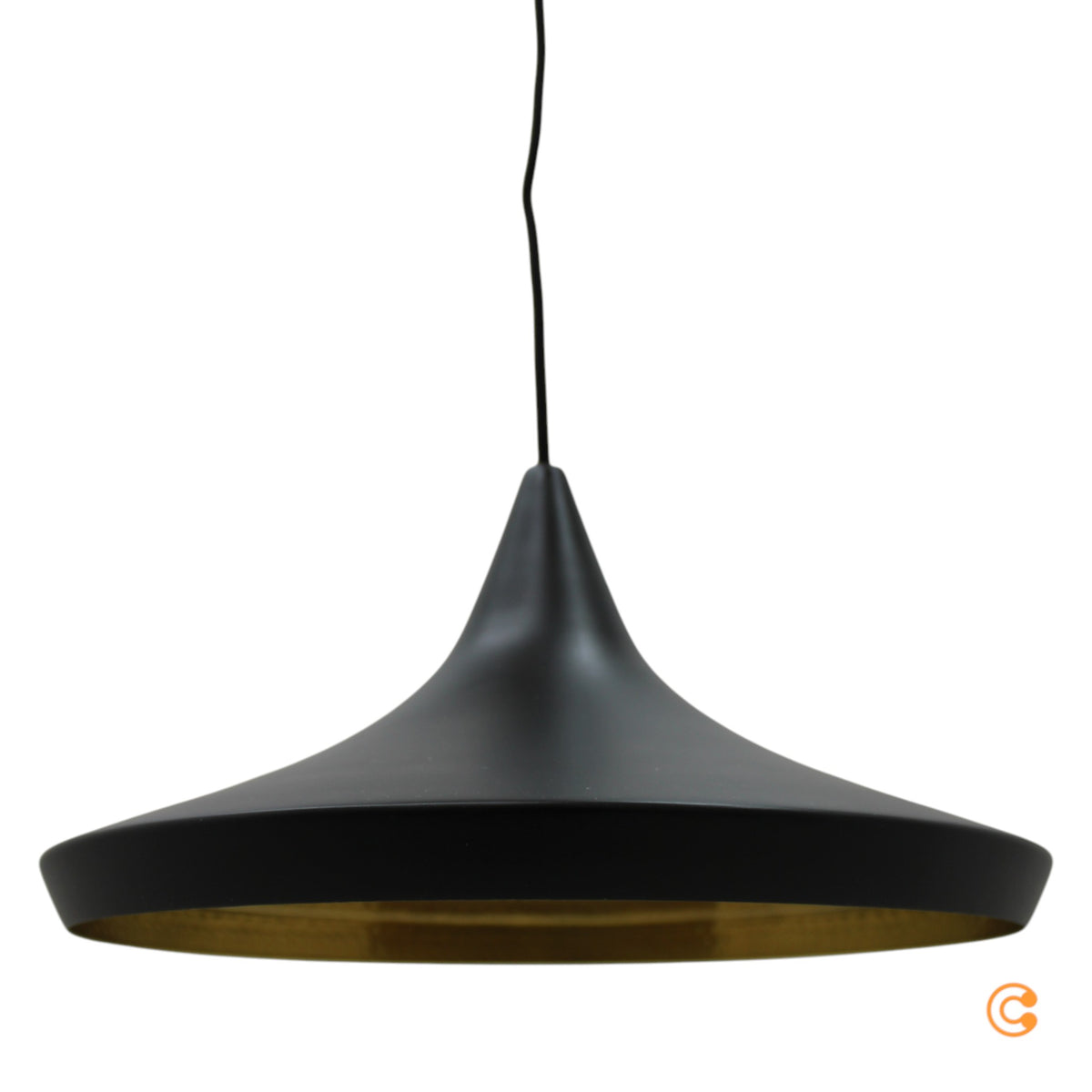 Tom Dixon Beat Wide LED Hängeleuchte Pendelleuchte schwarz 3000 K Warmweiß - 9043207