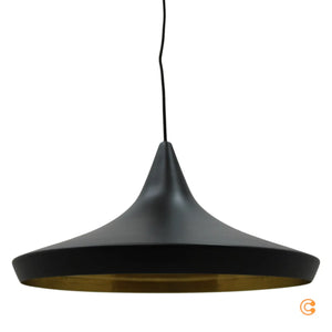 B-Ware Tom Dixon Beat Wide Led Hängeleuchte Pendelleuchte Schwarz 3000 K Warmweiß