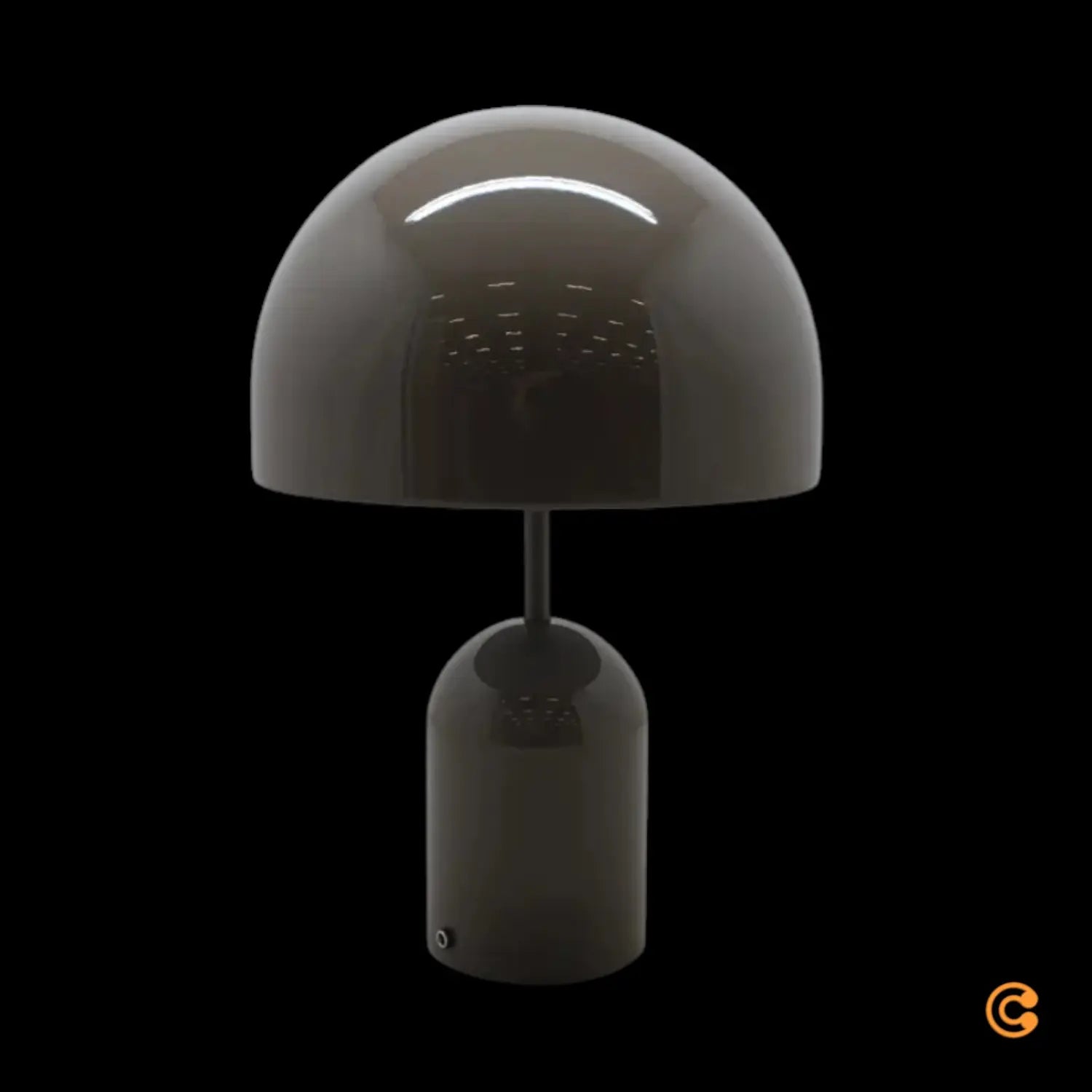 B-Ware Tom Dixon Bell Led Tischleuchte Pilzlampe Leuchte Taupe Dimmbar Led Warmweiß - 5063081086887