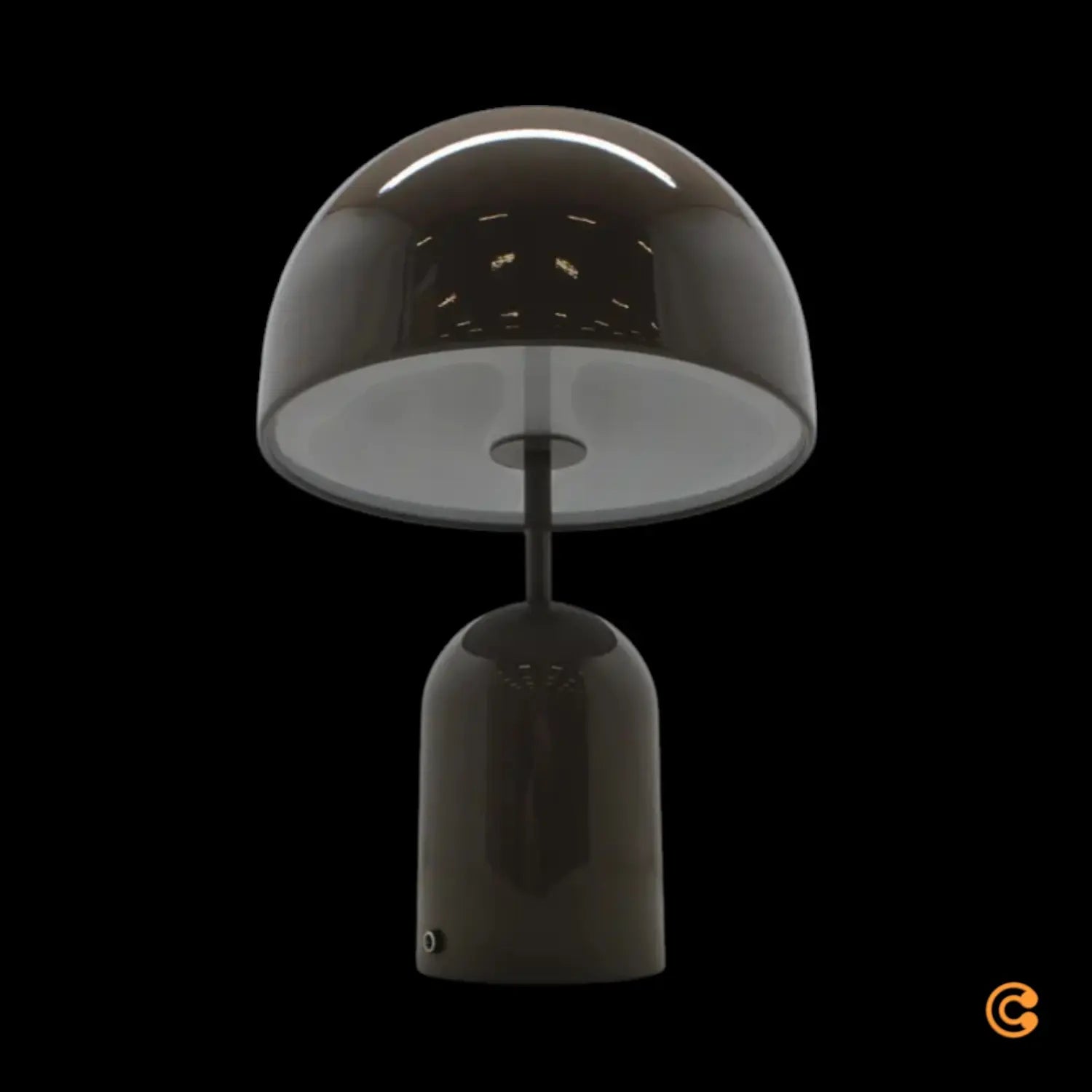 B-Ware Tom Dixon Bell Led Tischleuchte Pilzlampe Leuchte Taupe Dimmbar Led Warmweiß - 5063081086887