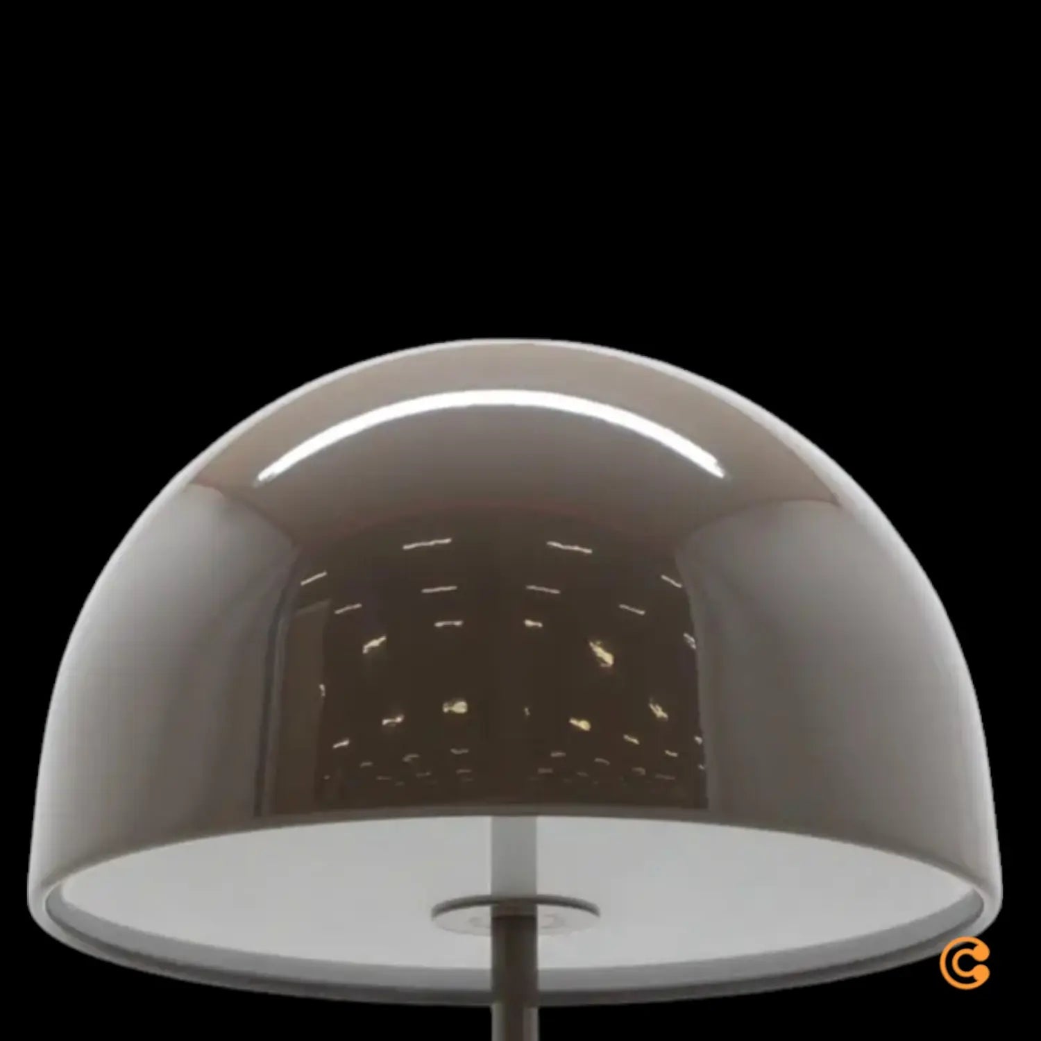 B-Ware Tom Dixon Bell Led Tischleuchte Pilzlampe Leuchte Taupe Dimmbar Led Warmweiß - 5063081086887