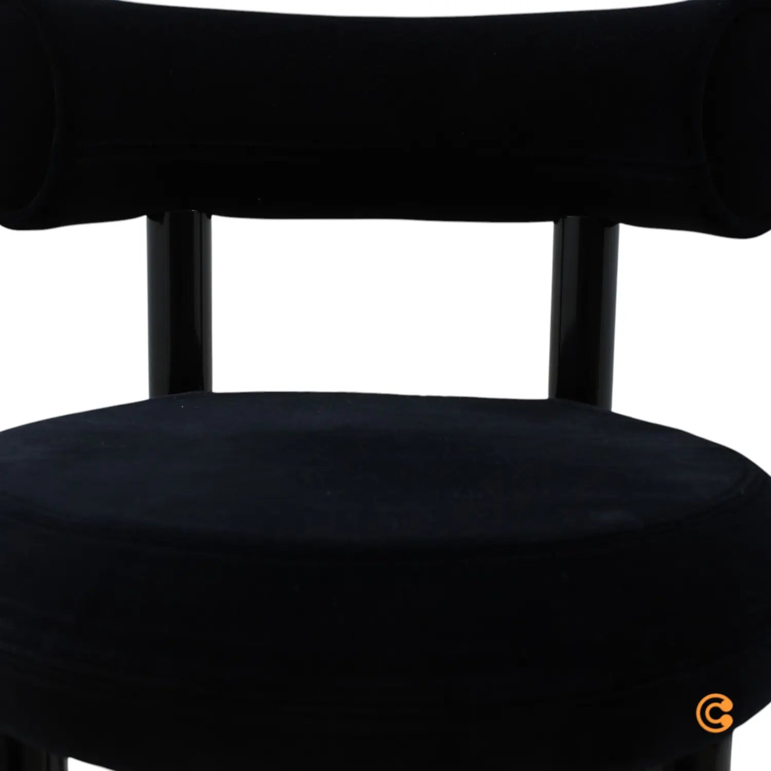 B-Ware Barhocker Hocker Tom Dixon Fat Küchenhocker Barhocker Barstuhl Schwarz H75cm - 92836402