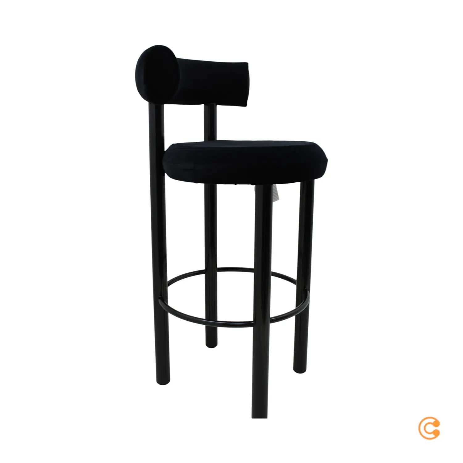 B-Ware Barhocker Hocker Tom Dixon Fat Küchenhocker Barhocker Barstuhl Schwarz H75cm - 92836402