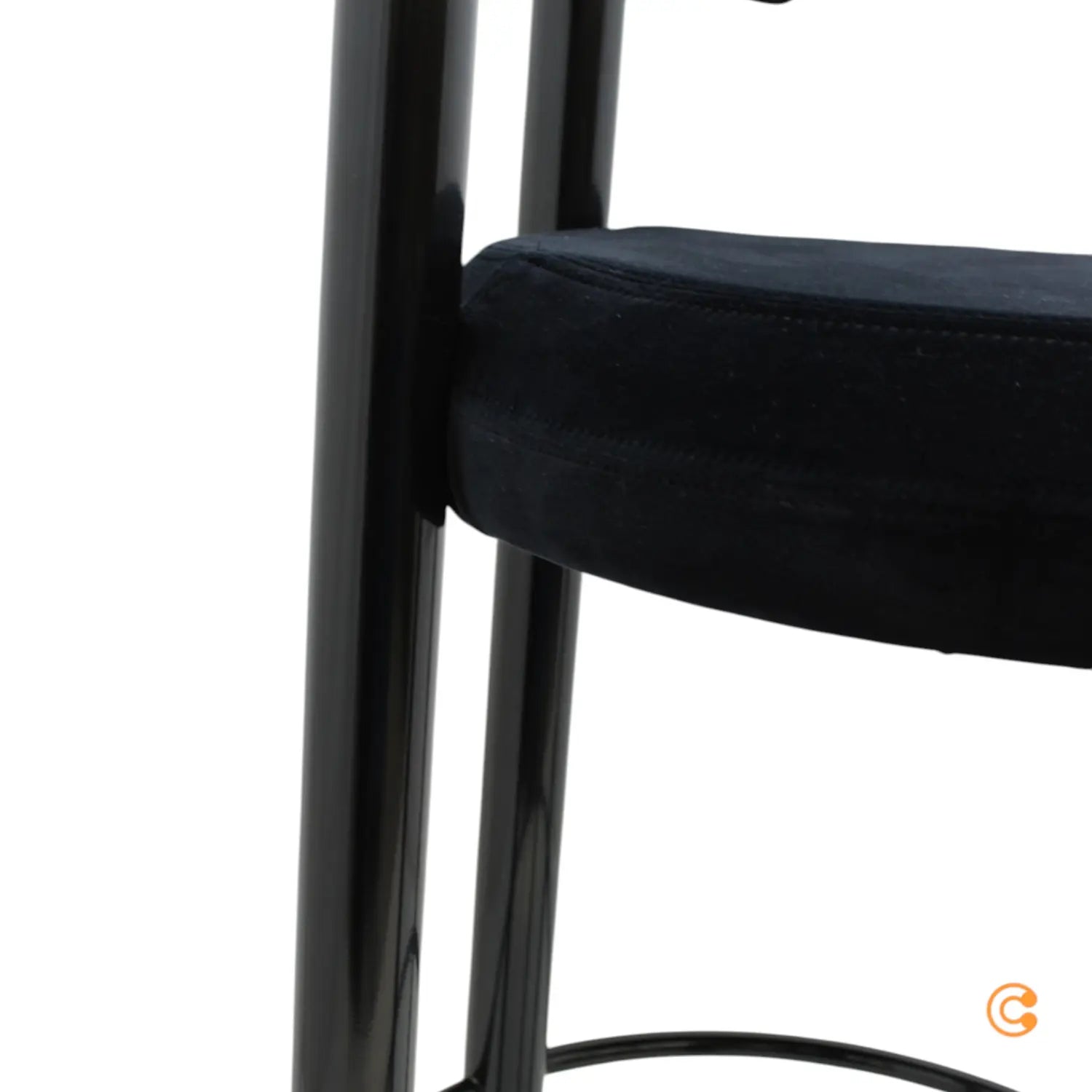 B-Ware Barhocker Hocker Tom Dixon Fat Küchenhocker Barhocker Barstuhl Schwarz H75cm - 92836402
