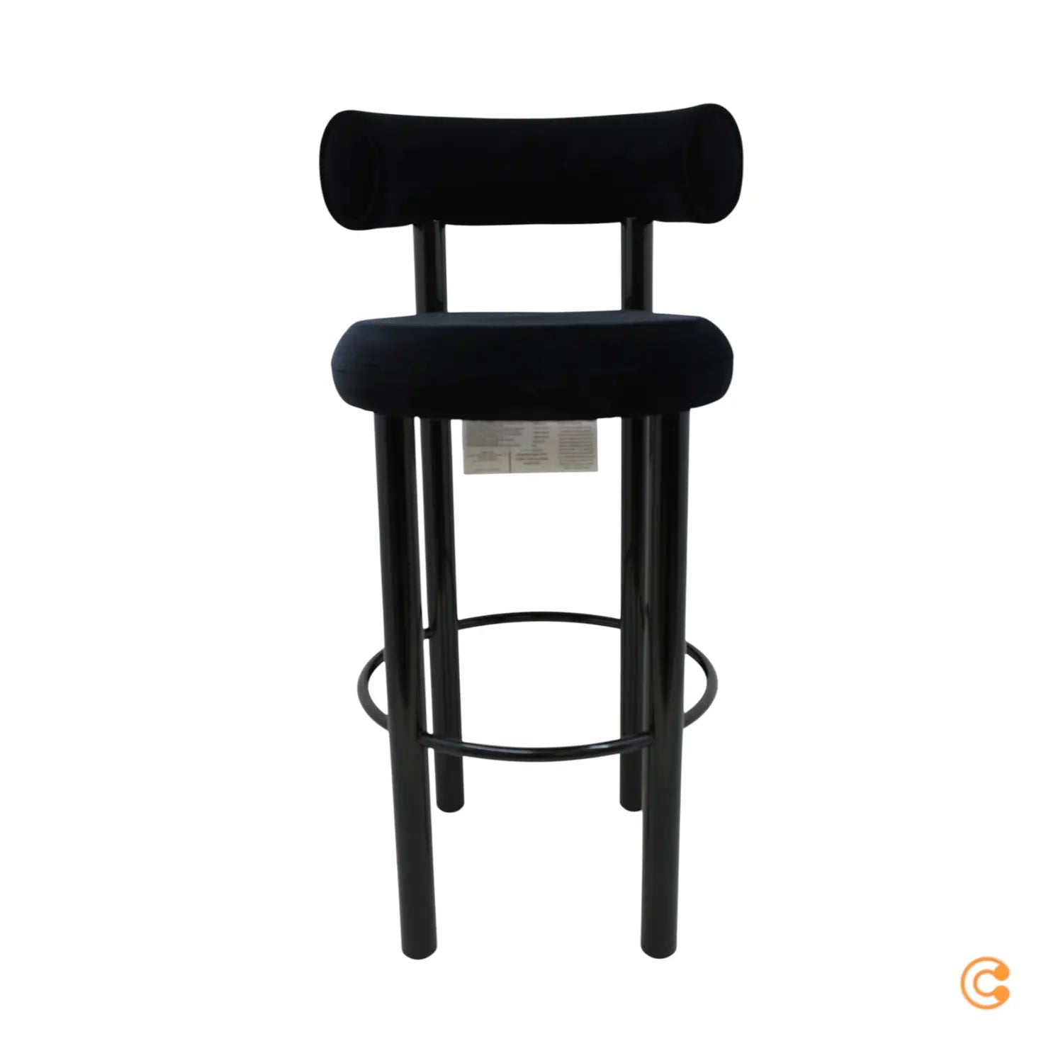 B-Ware Barhocker Hocker Tom Dixon Fat Küchenhocker Barhocker Barstuhl Schwarz H75cm - 92836402