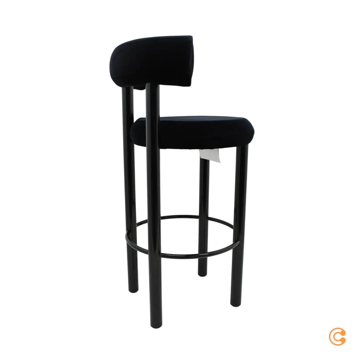 B-Ware Barhocker Hocker Tom Dixon Fat Küchenhocker Barhocker Barstuhl Schwarz H75cm - 92836402