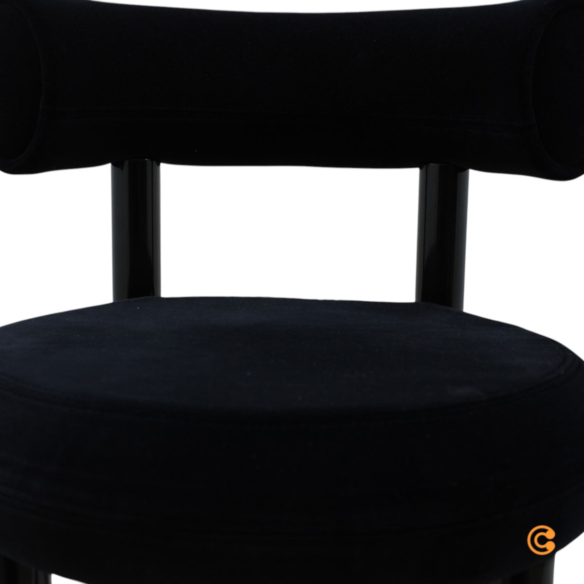 Barhocker Hocker Tom Dixon Fat Küchenhocker Barhocker Barstuhl schwarz H75cm - 92836402
