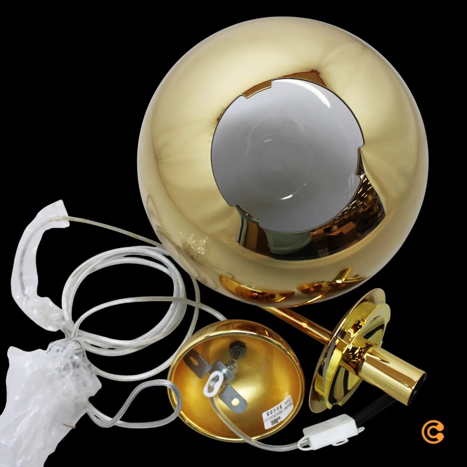 B-Ware Tom Dixon Mirror Ball Pendant Pendelleuchte Hängeleuchte Deckenlampe Lampe Gold - 5055998508996