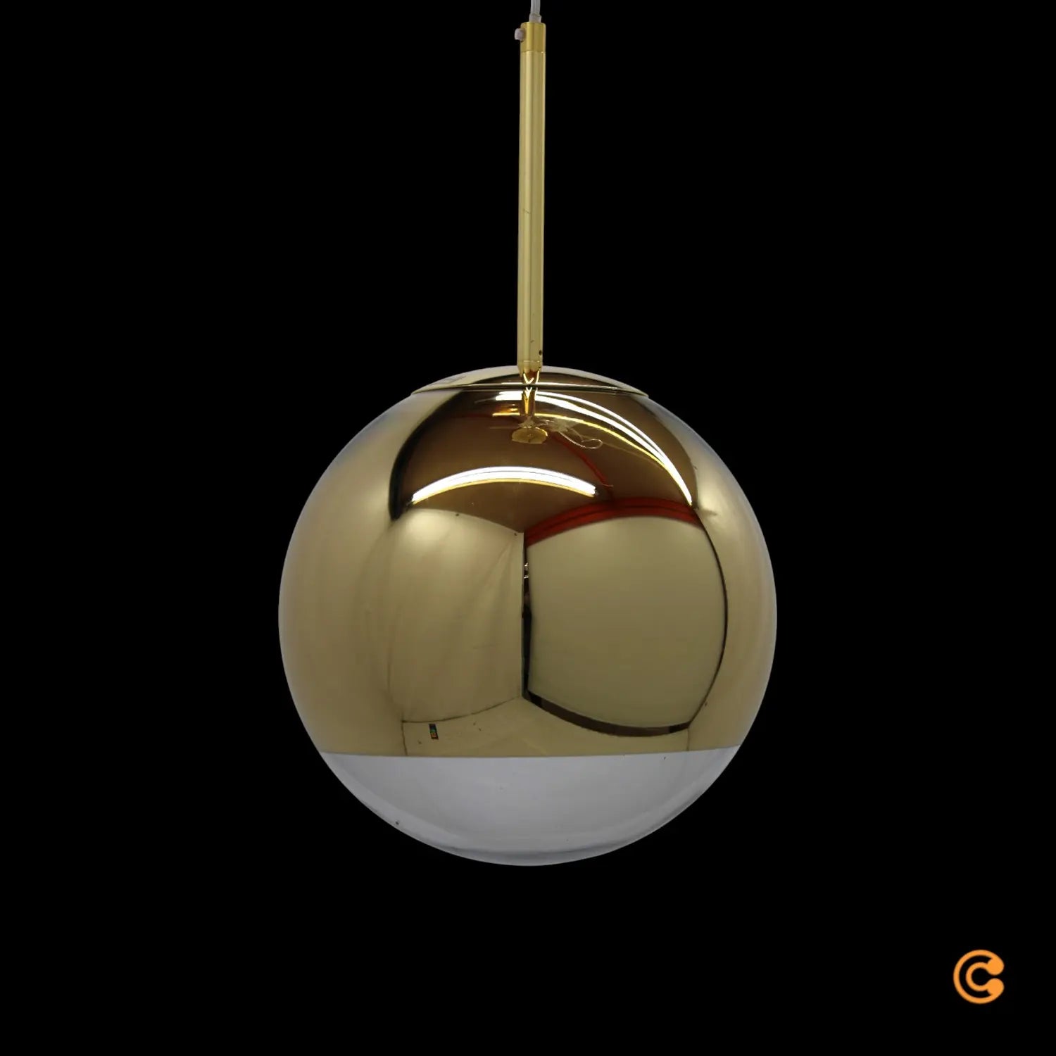 B-Ware Tom Dixon Mirror Ball Pendant Pendelleuchte Hängeleuchte Deckenlampe Lampe Gold - 5055998508996