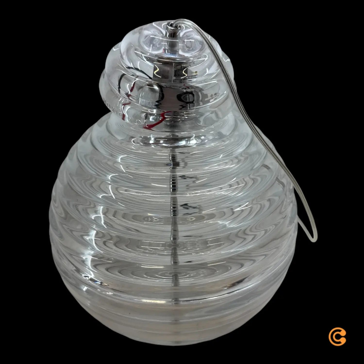 B-Ware Tom Dixon Press Led Pendelleuchte Hängelampe Sphere Klar Beleuchtung Glas Lampe - 5063081085781