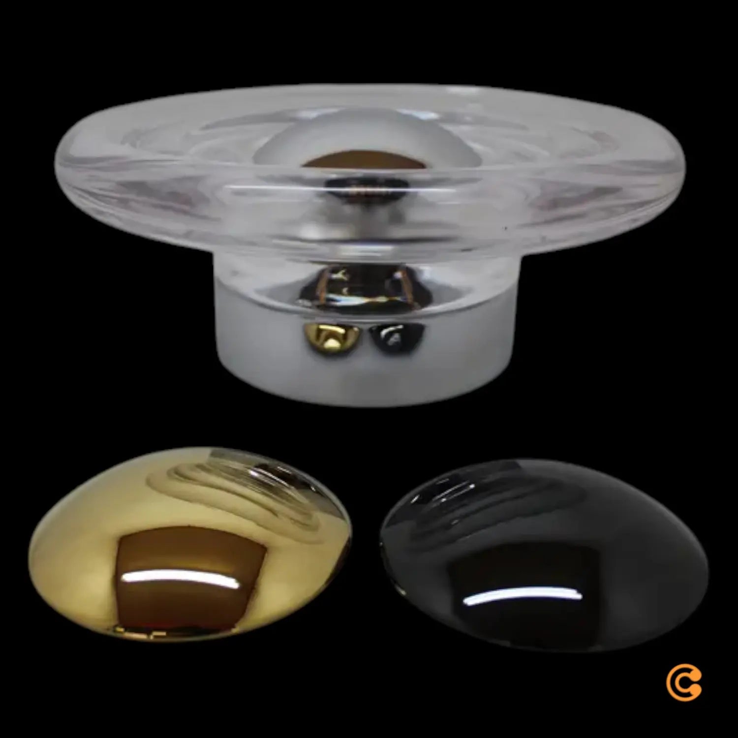 Tom Dixon Press Surface Led Wandleuchte Mini Leuchte Wandlampe Klar B-Ware - 5063081085835