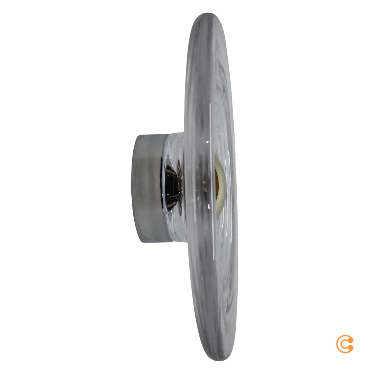 B-Ware Tom Dixon Wandleuchte Wandlampe Led Press Surface Glas Transparent Large Ip55 - 5063081085842