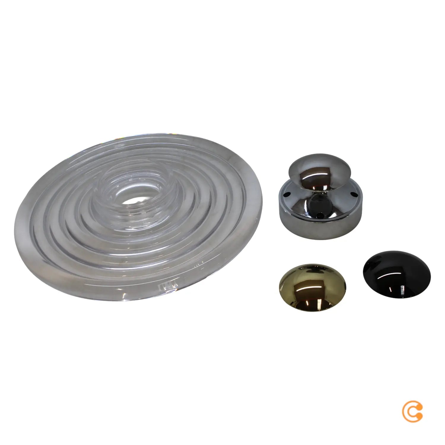 B-Ware Tom Dixon Wandleuchte Wandlampe Led Press Surface Glas Transparent Large Ip55 - 5063081085842