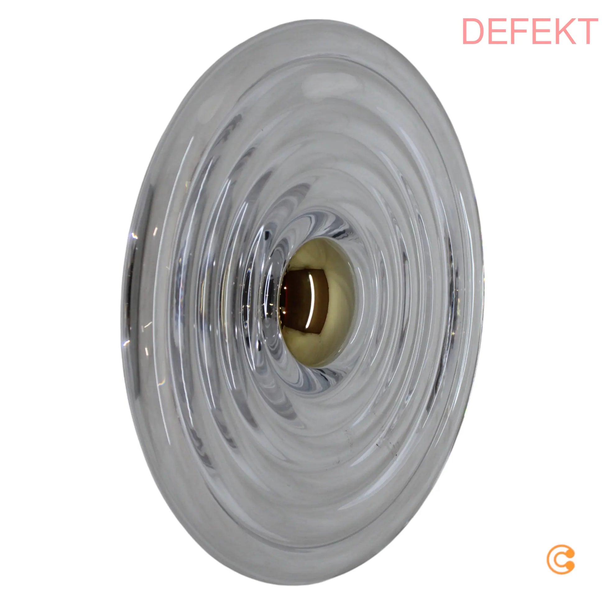 D-Ware Tom Dixon Wandleuchte Wandlampe Led Press Surface Glas Transparent Defektware - 5063081085842