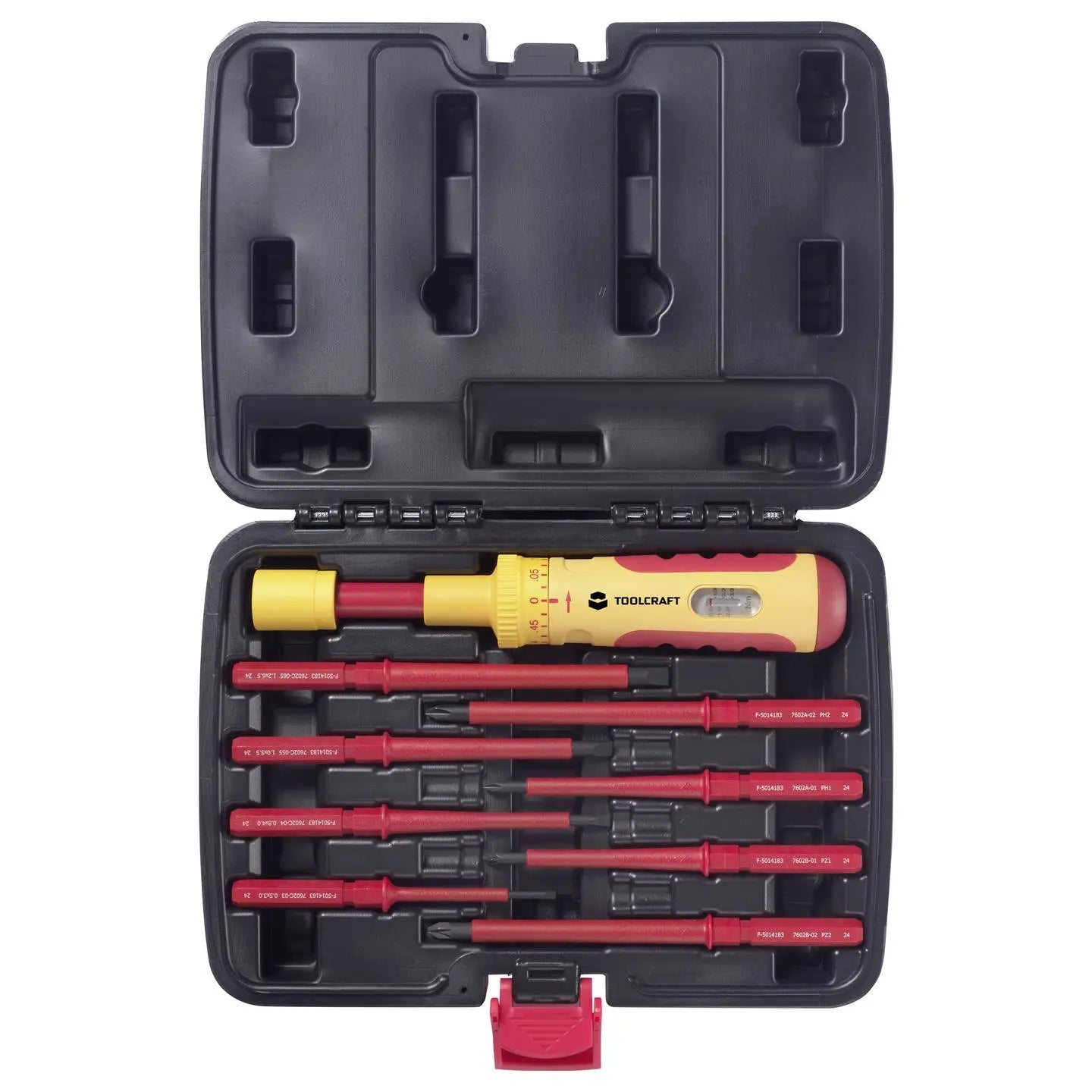 B-Ware Toolcraft Drehmoment Schraubendreher Set Vde Elektriker Schraubenzieher Box - 4064161389356
