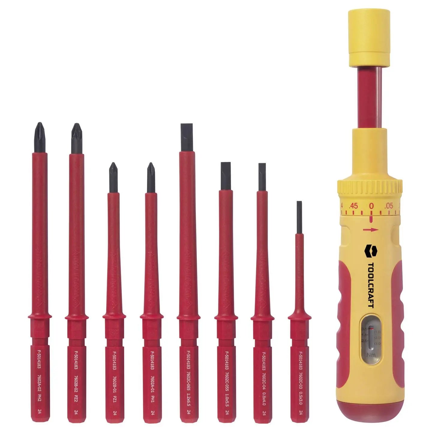 B-Ware Toolcraft Drehmoment Schraubendreher Set Vde Elektriker Schraubenzieher Box - 4064161389356
