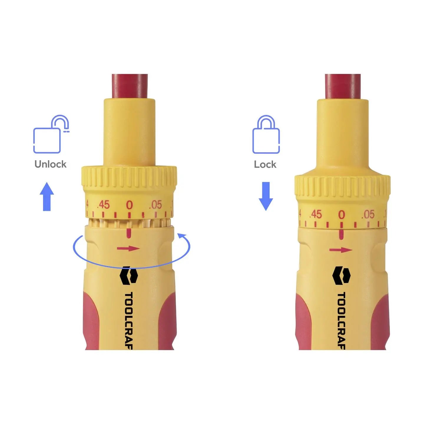 B-Ware Toolcraft Drehmoment Schraubendreher Set Vde Elektriker Schraubenzieher Box - 4064161389356