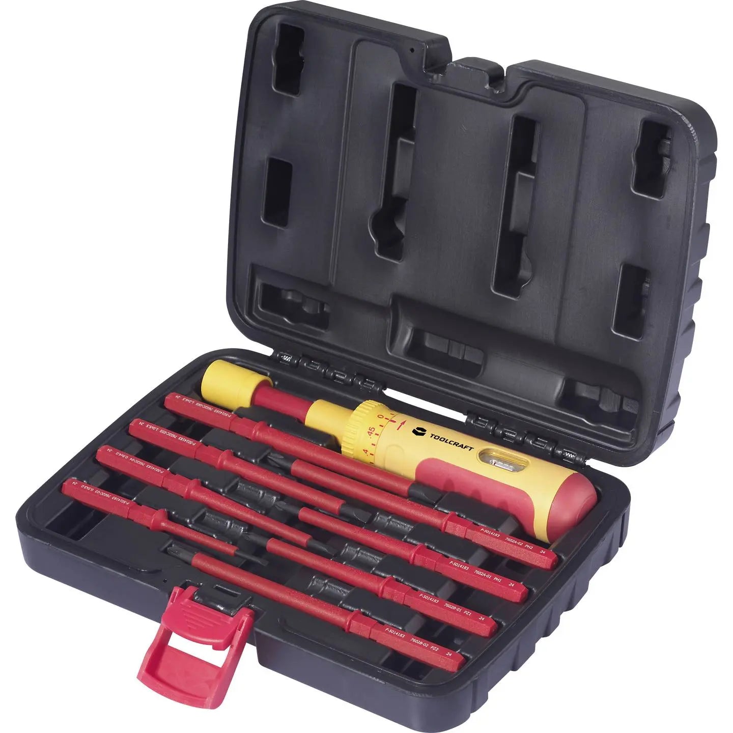 B-Ware Toolcraft Drehmoment Schraubendreher Set Vde Elektriker Schraubenzieher Box - 4064161389356
