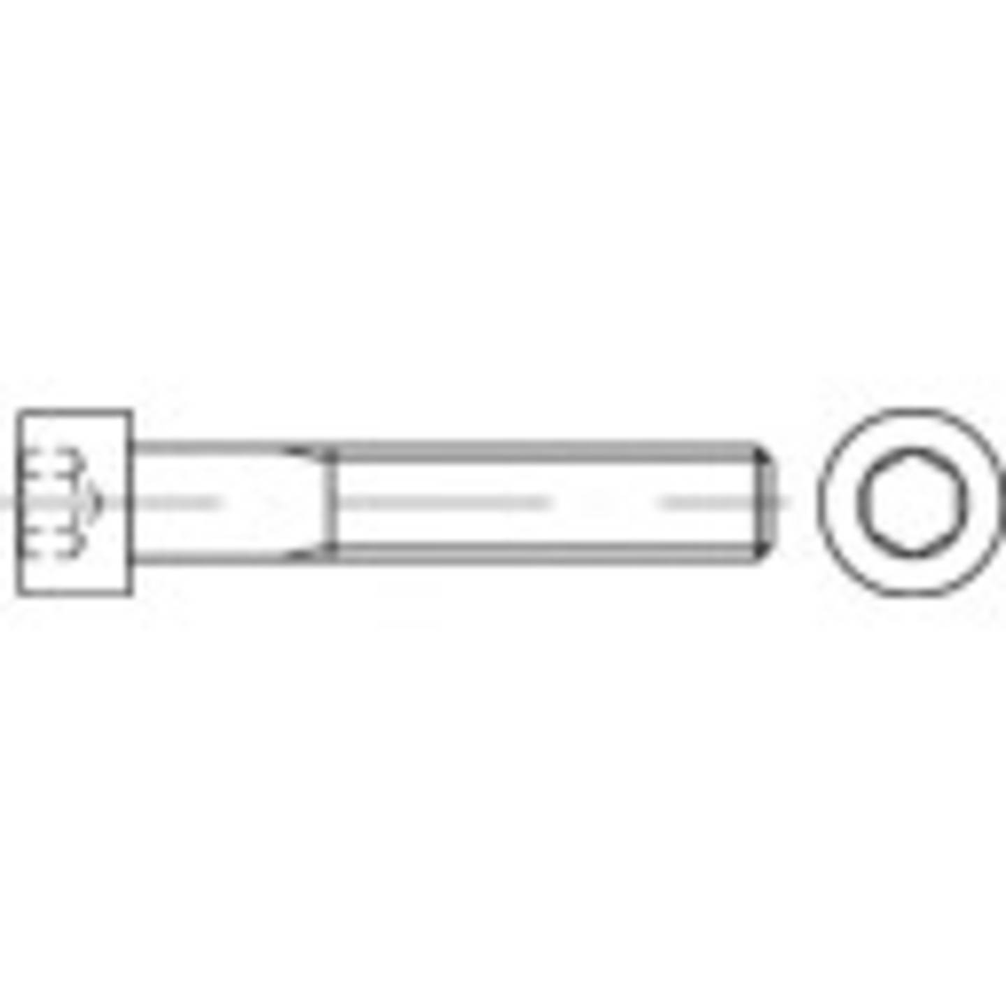 B-Ware Toolcraft Zylinderschraube Schraube M36 Innensechskant 300mm Stahl 5 Stück - 4053199072637