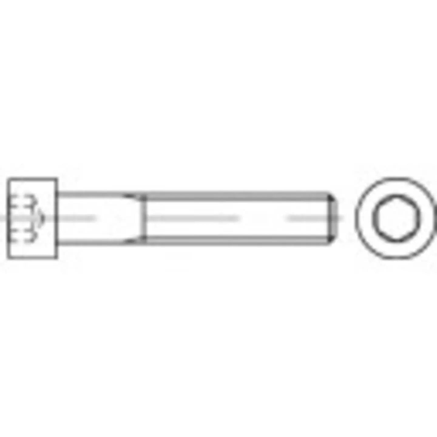 B-Ware Toolcraft Zylinderschrauben Schrauben Sechskant Stahl Din 912 M12 45mm 100 Stück - 4053199087600