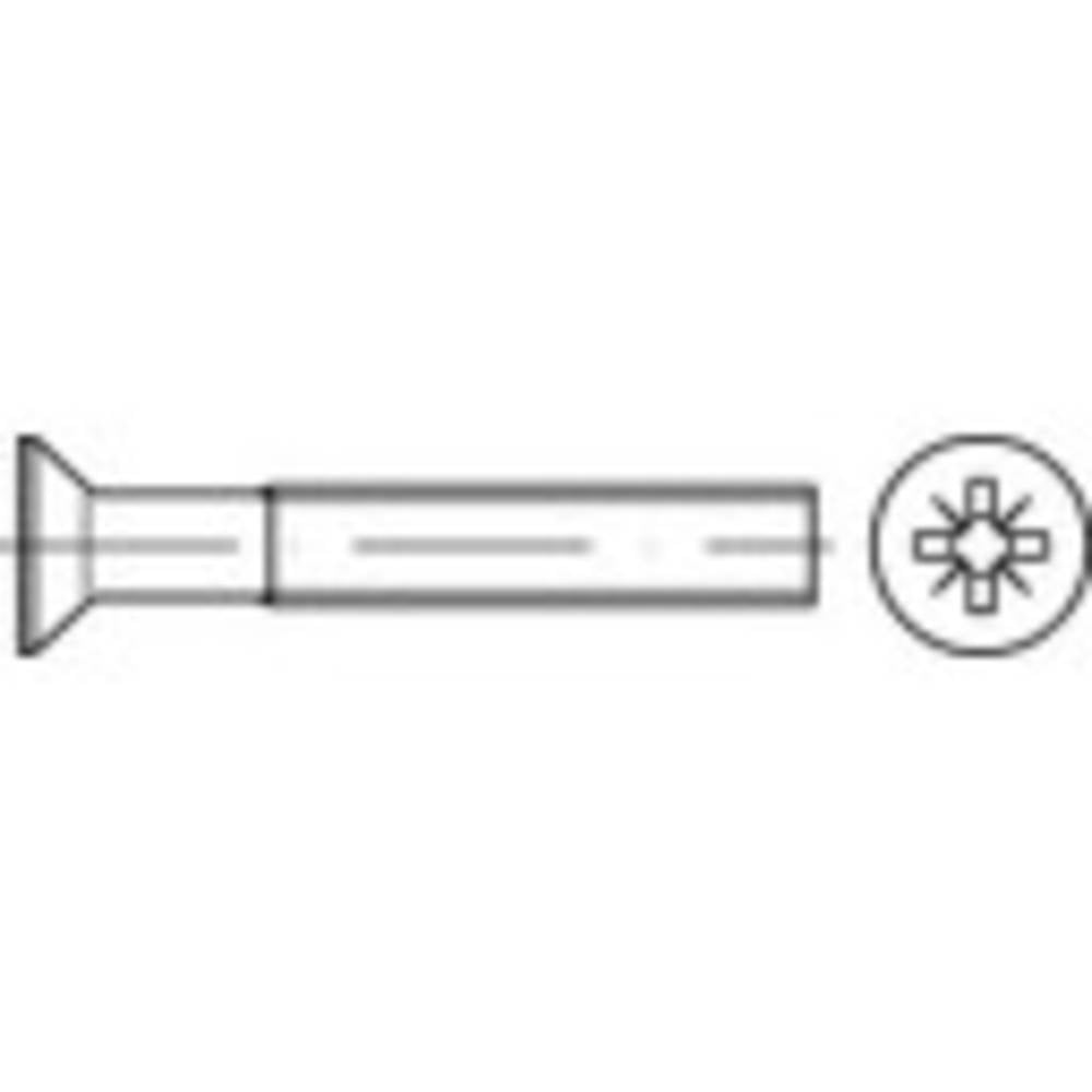 TOOLCRAFT Senkschrauben Schrauben M5 Kreuzschlitz Stahl verzinkt 500 Stück 40 mm - 4053199186679