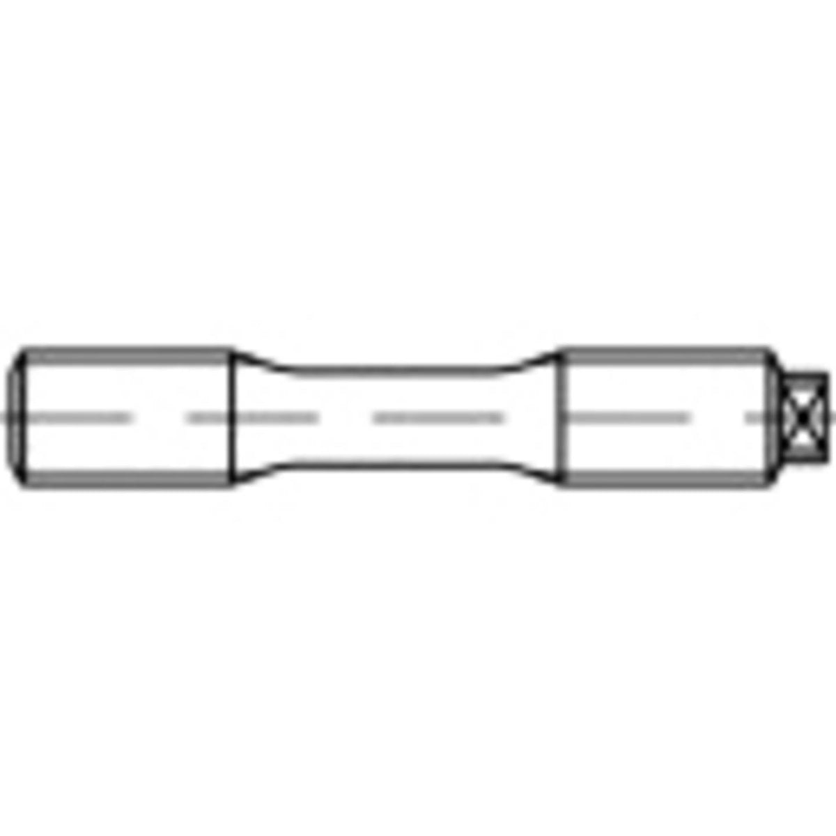 TOOLCRAFT Dehnschraube Schraubenbolzen DIN2510 M24x160 1.7709 LM24x160 V57 CrMo - 4053199214655