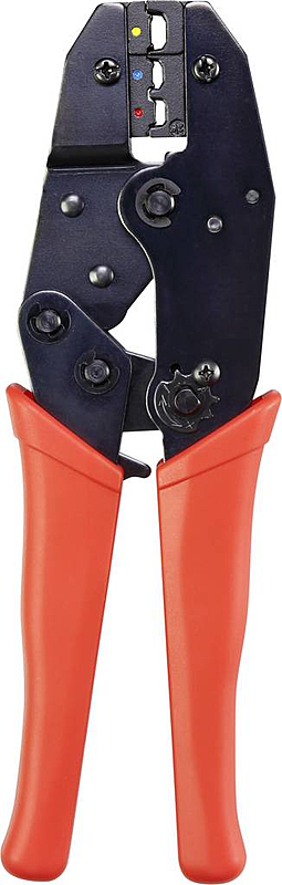 B-Ware Toolcraft Crimpzange Presszange Kabelschuhe Steckverbinder Isoliert - 4016139093062