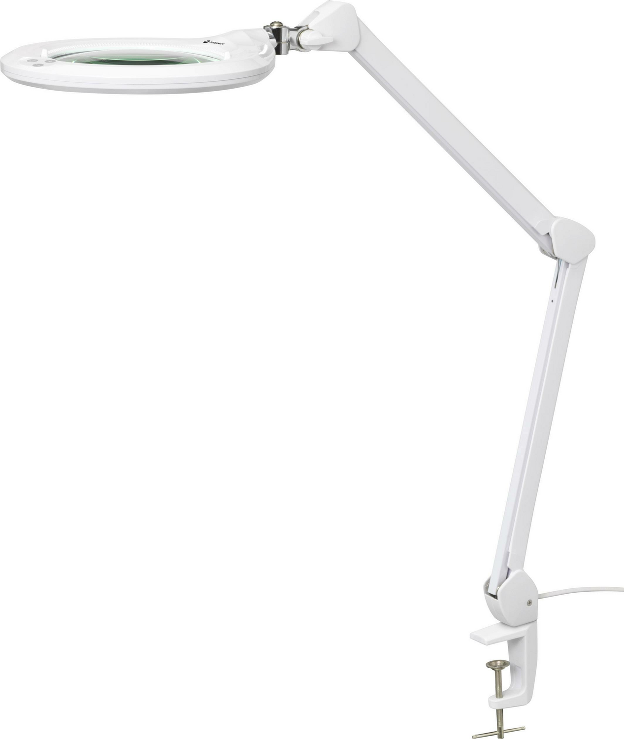 B-Ware Toolcraft Lupenleuchte Vergrößerungslampe Led Tischklemme Glaslinse Kaltweiß
