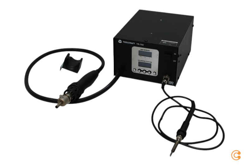 TOOLCRAFT TR-700 Lötstation Löttechnik Lötset 700 W 200 480 °C SIEHE TEXT/FOTO - 4053199961276