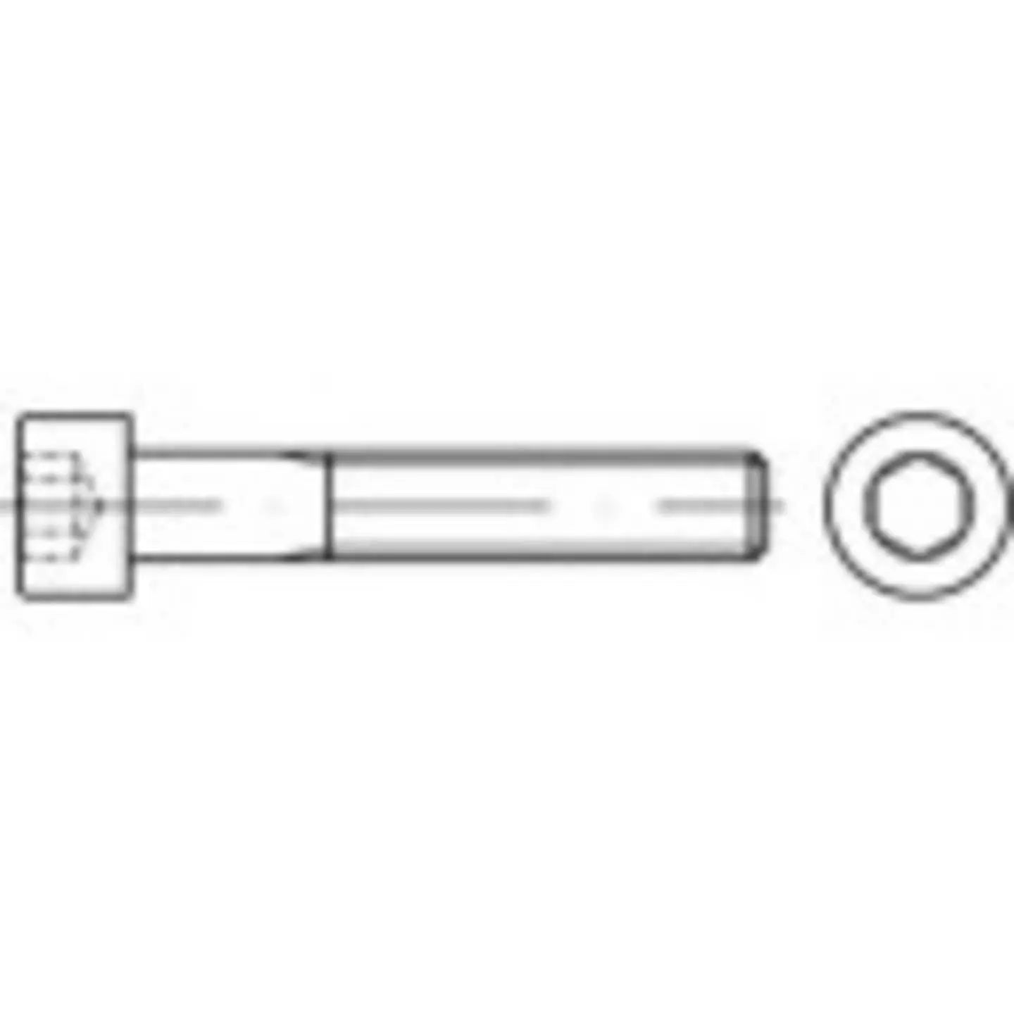 B-Ware Toolcraft Zylinderschrauben Schrauben Innensechskant Stahl M8 200 Stück 30 Mm - 4053199804740