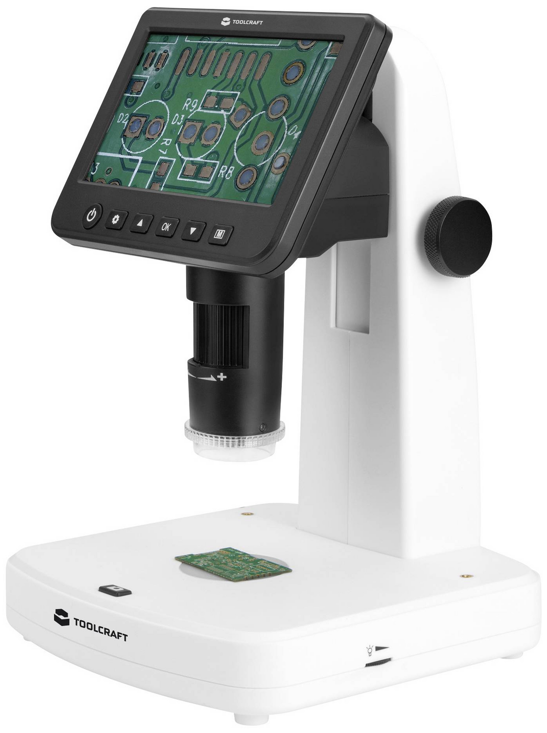 B-Ware Toolcraft 5 Zoll Lcd Digitalmikroskop Mit Polarisator 300 X Auflicht Durchlicht - 4064161314884