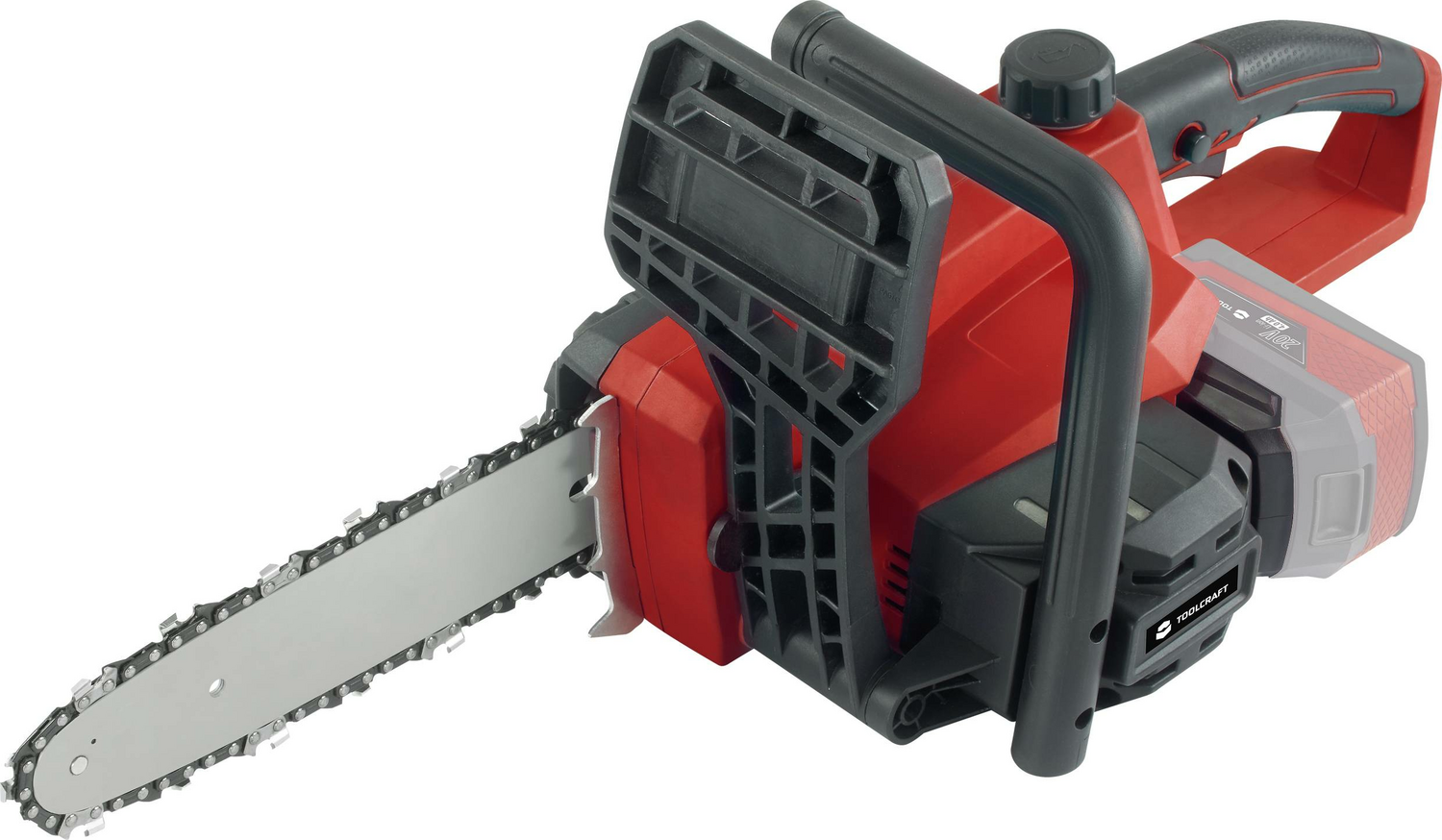 B-Ware Toolcraft Akku Kettensäge Akku Kettensäge Heckenscherenblatt Ohne Akku 254 Mm    - 4064161197586