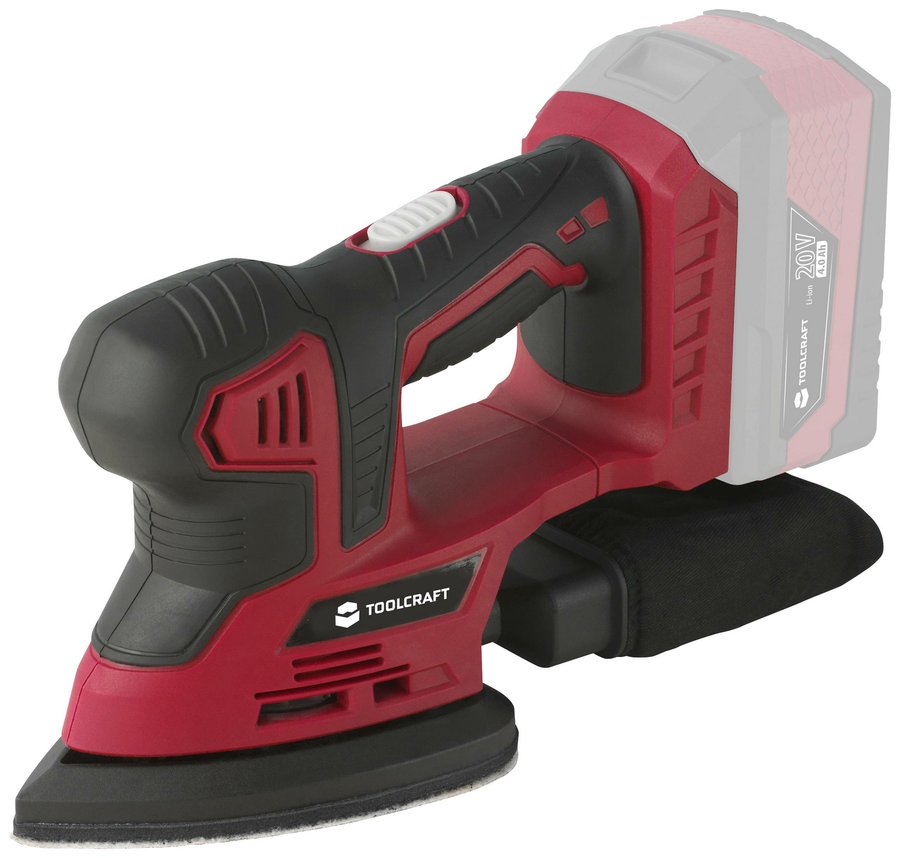 Toolcraft Multischleifer Akku Multischleifer Schleifgerät Schleifpapier 20 V     B-Ware - 4064161194851