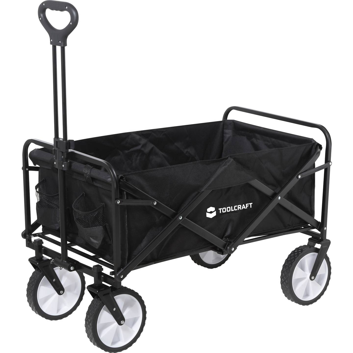 B-Ware Toolcraft Bollerwagen Handwagen Transportwagen Faltbar Stahl 80 Kg Polypropy330 - 4064161334028
