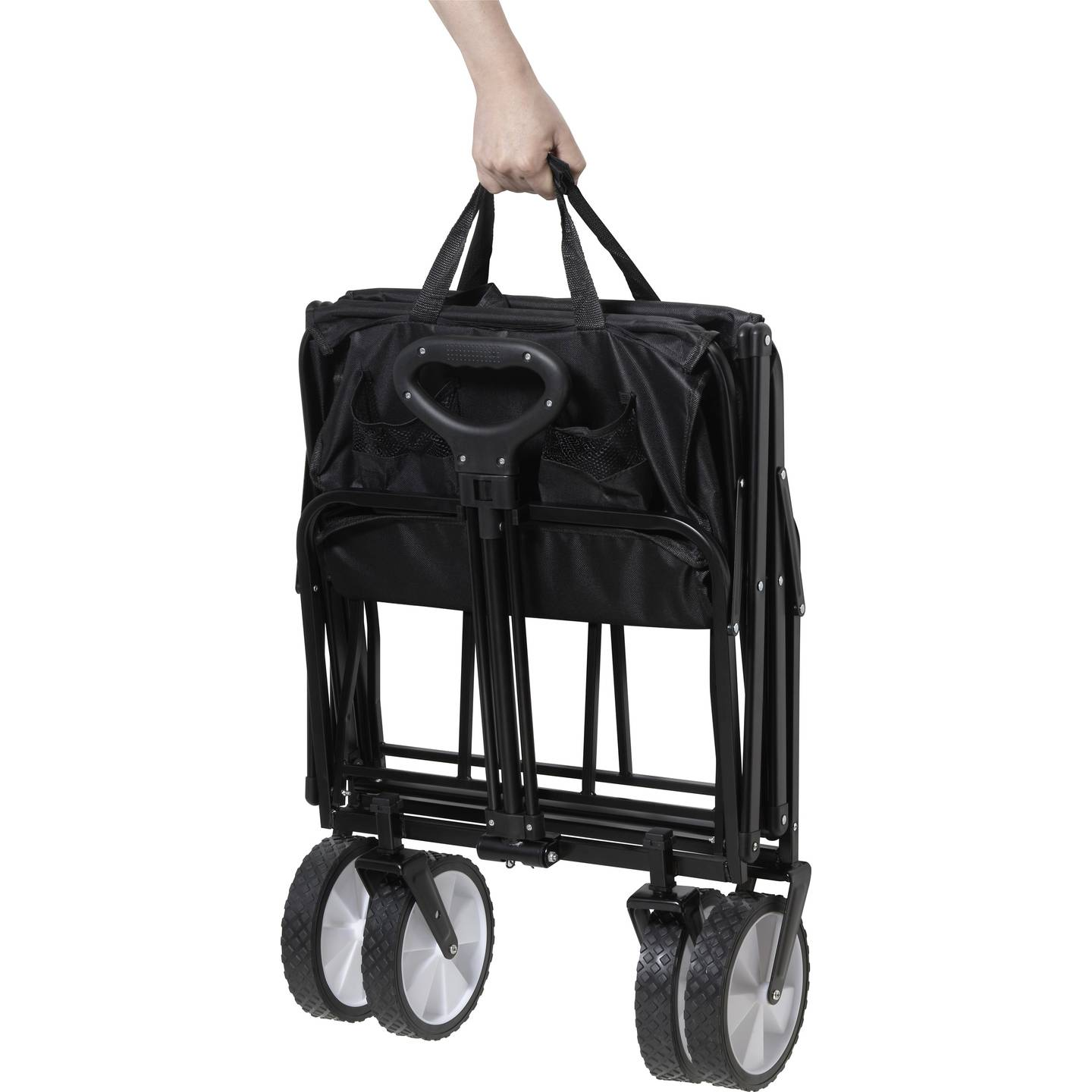 B-Ware Toolcraft Bollerwagen Handwagen Transportwagen Faltbar Stahl 80 Kg Polypropy330 - 4064161334028