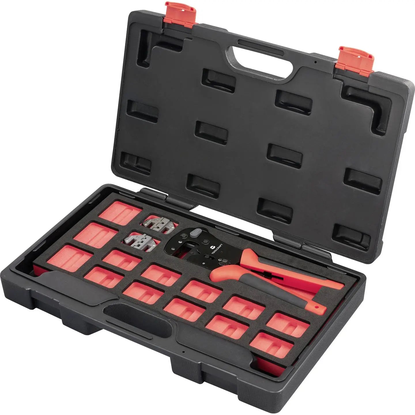B-Ware Toolcraft Crimpzangen Set 3 Tlg Crimpwerkzeug Kabelverbinder
