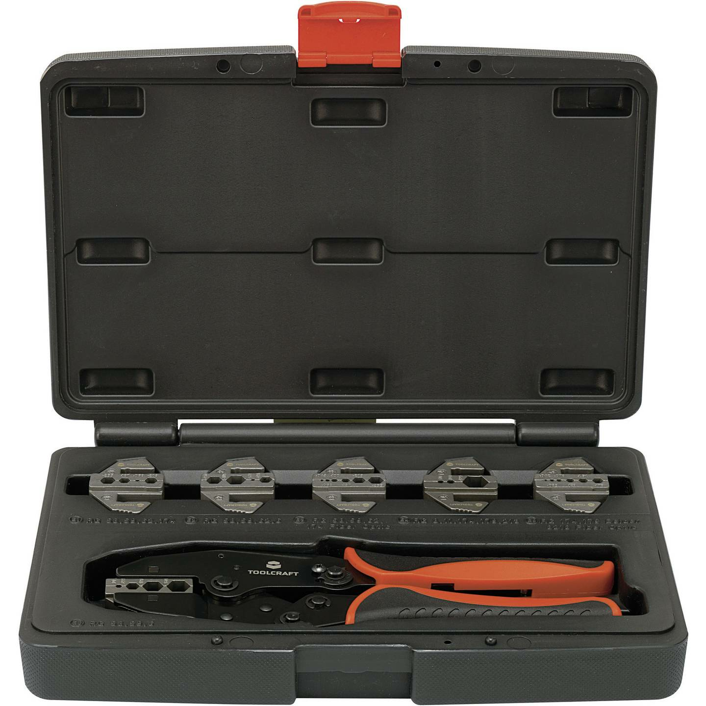 Toolcraft Crimpzange Koaxial Steckverbinder Presszange Zange Quetschzange 7 Tlg. B-Ware - 4016138806625