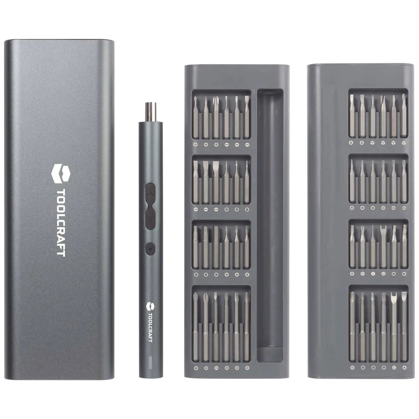 B-Ware Toolcraft To 9610278 Elektro Schraubendreher 62tlg 3.7 V Lithium Aufbewahrungsbox
