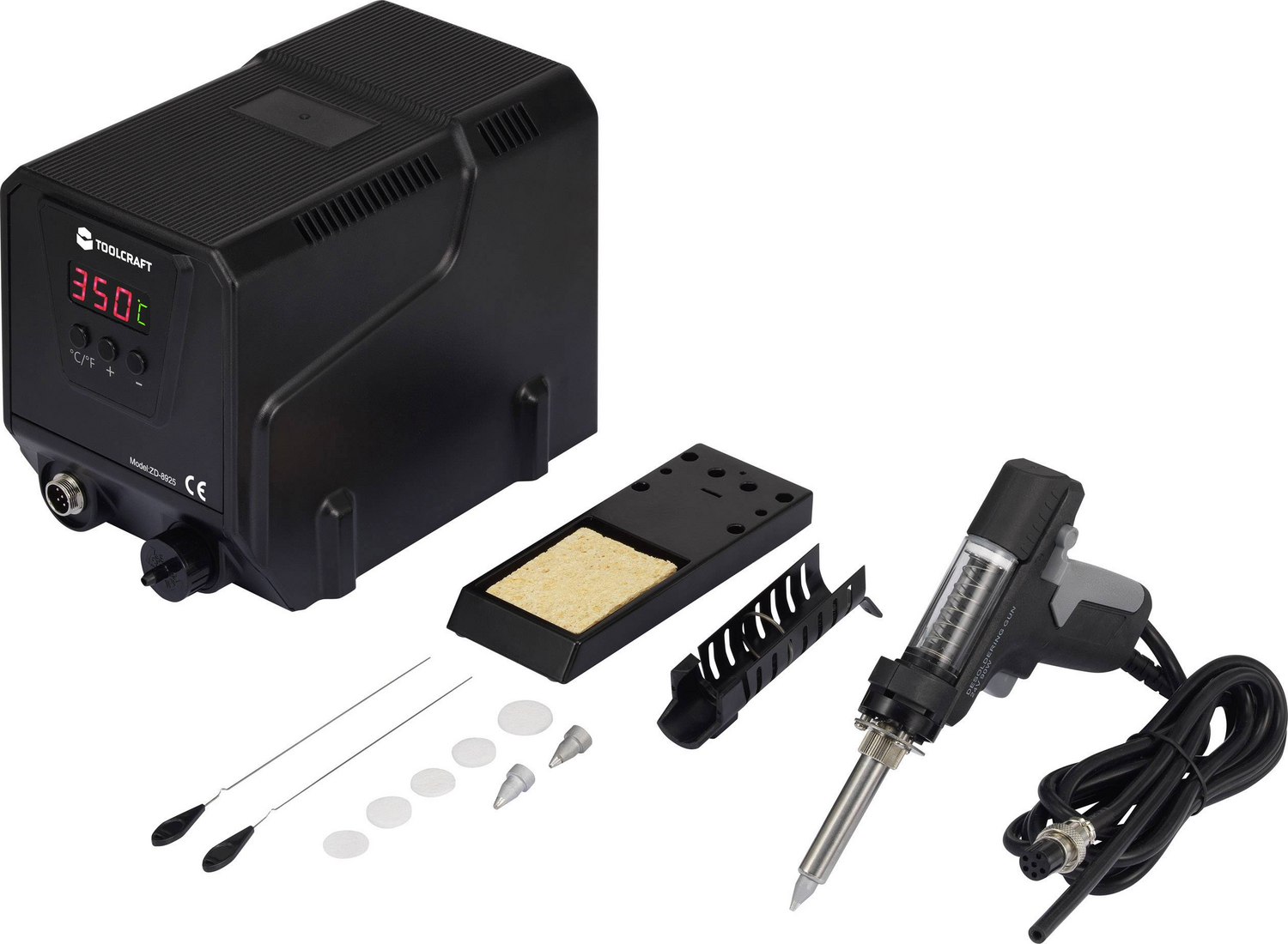 B-Ware Toolcraft Entlötstation Zd 8925 Digital 90 W 160   480°C Entlötsaugpumpe Löten312