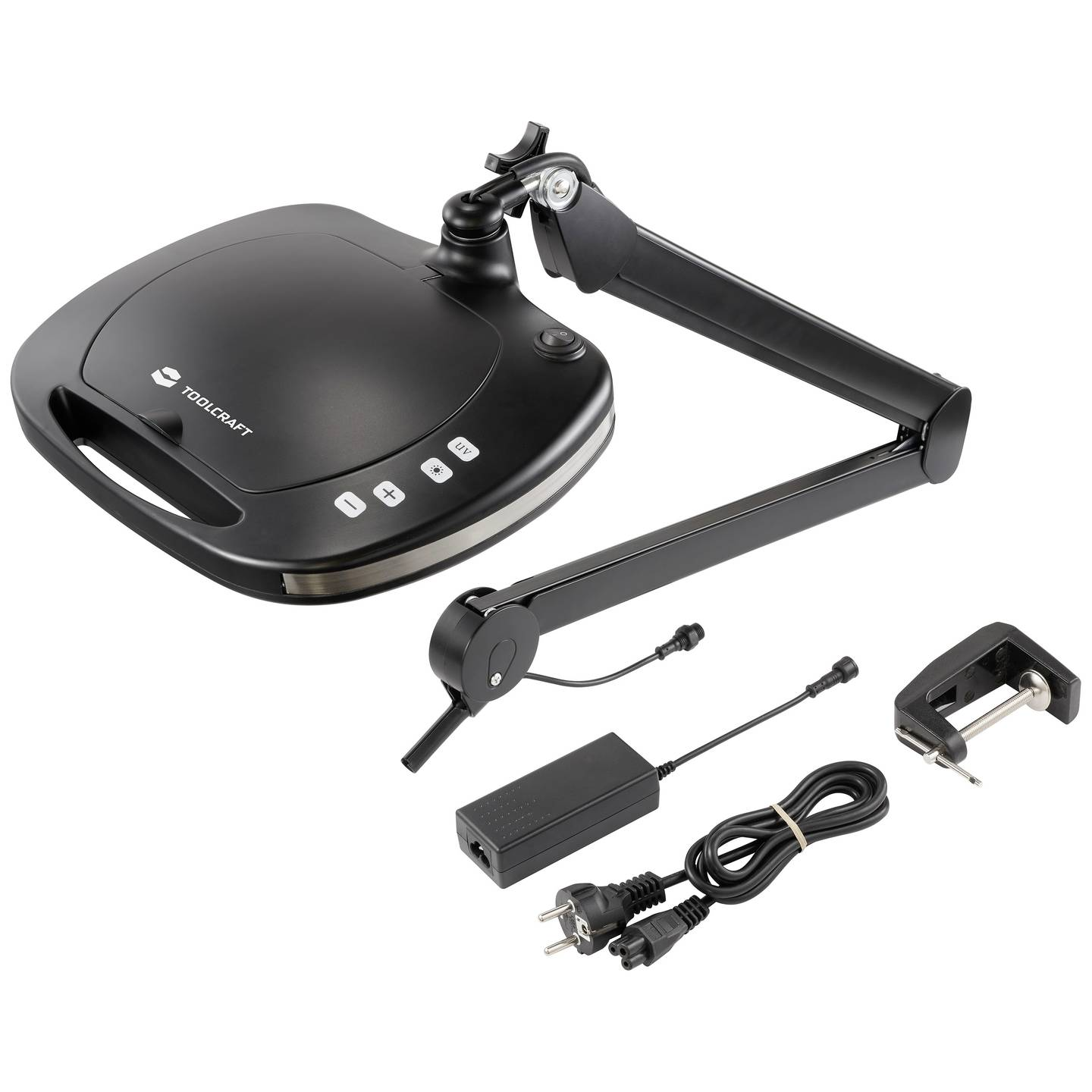 B-Ware Toolcraft Lupenleuchte Vergrößerungslampe Esd Tischleuchte 2.25x 2021 - 4064161315225