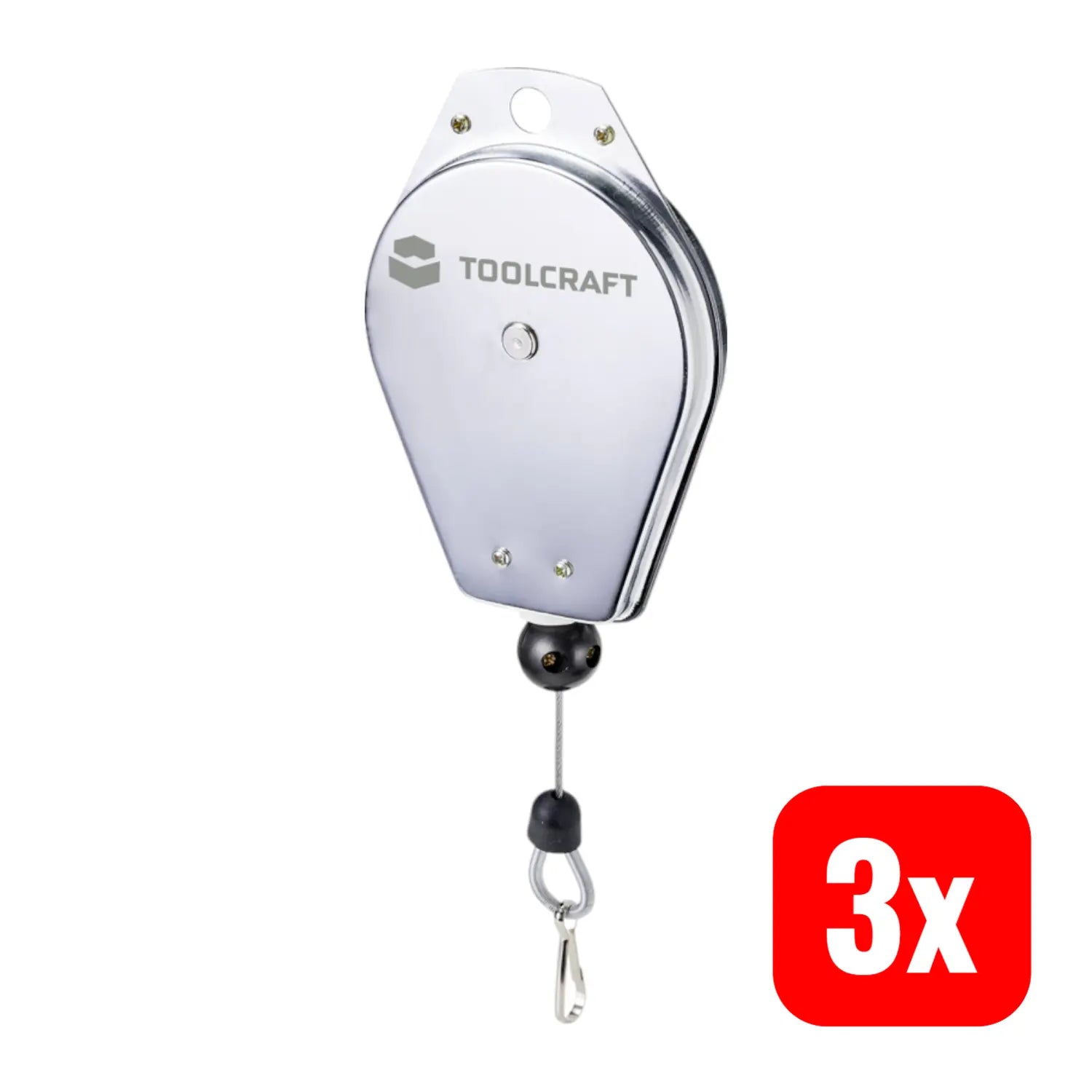 B-Ware Toolcraft To 7310169 Federzug Seilauszug Feder Zug Bis 2 M Max 3 Kg 3 Stück - 4064161190198