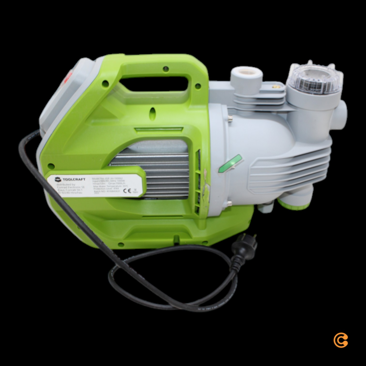 Toolcraft Gartenpumpe Gartenfilterpumpe Pumpe Filterpumpe Siehe Text/Fotos B-Ware - 4064161310121