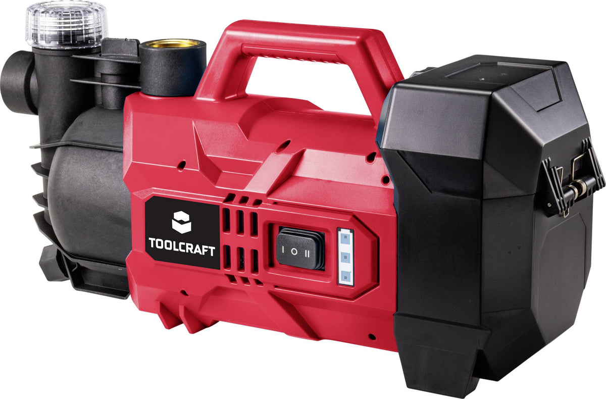 TOOLCRAFT GPG-L118 TAWB-200 Akku-Gartenpumpe Wasserpumpe Pumpe 2800 l/h 22 m - 4064161153292