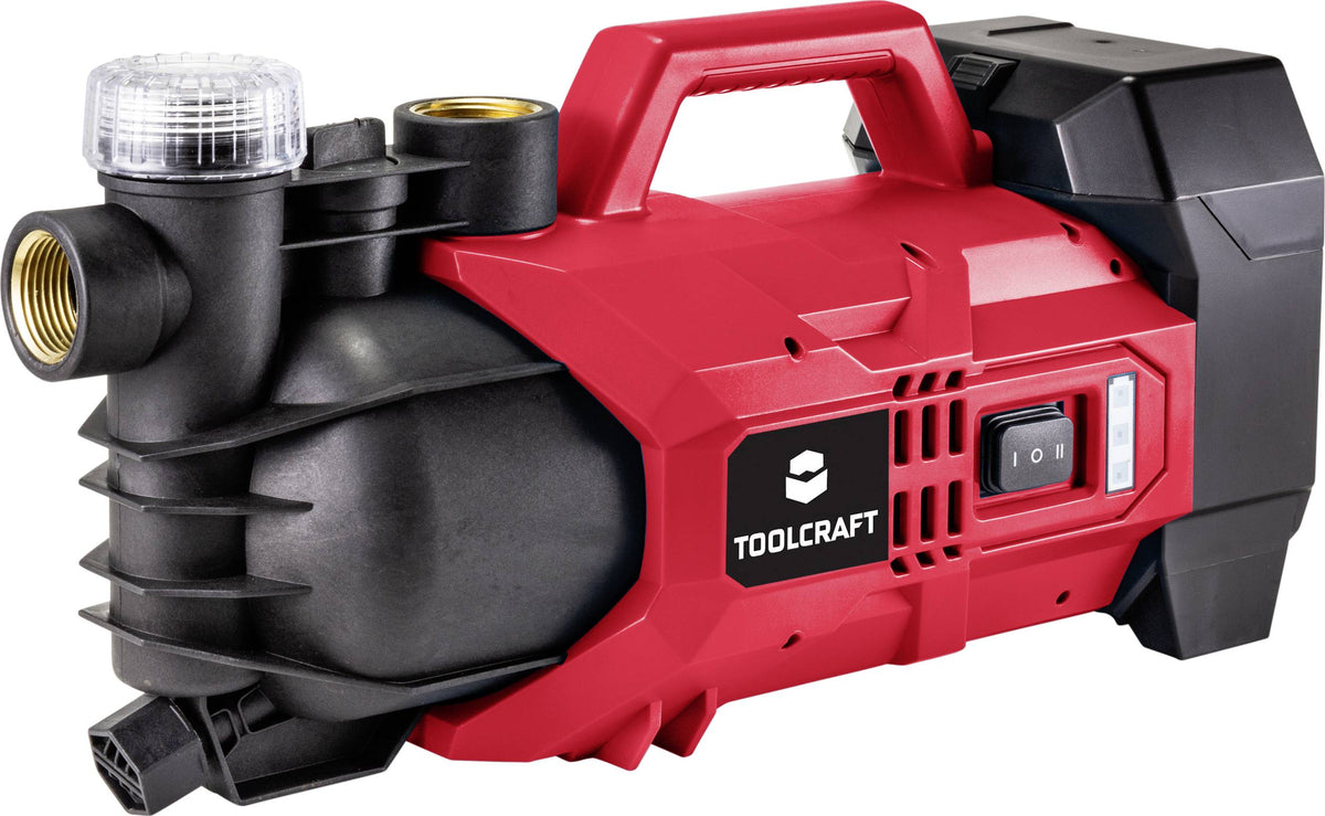TOOLCRAFT GPG-L118 TAWB-200 Akku-Gartenpumpe Wasserpumpe Pumpe 2800 l/h 22 m - 4064161153292