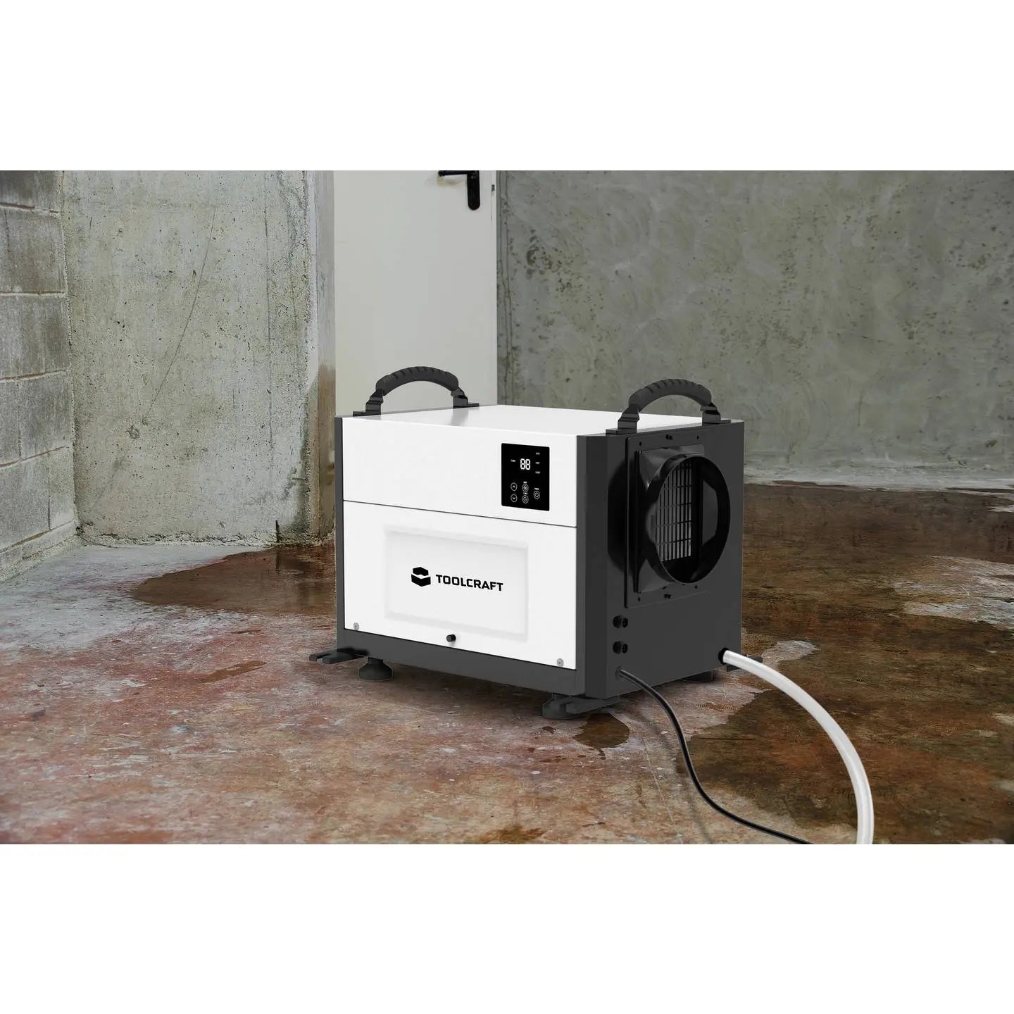 B-Ware Toolcraft Luftentfeuchter Entfeuchter Industrie Tc50 Grau Lcd Display Tragbar - 4064161471402