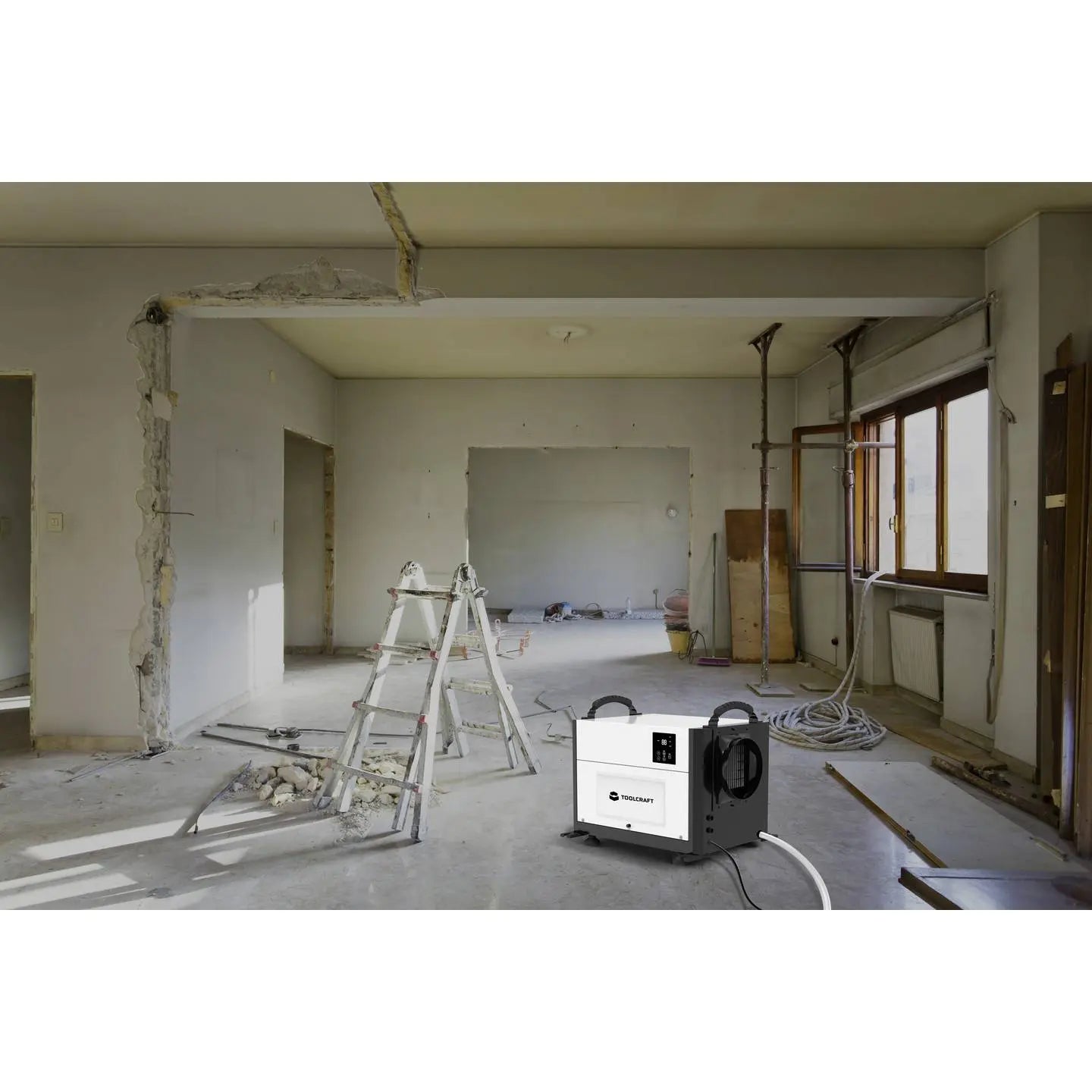 B-Ware Toolcraft Luftentfeuchter Entfeuchter Industrie Tc50 Grau Lcd Display Tragbar - 4064161471402