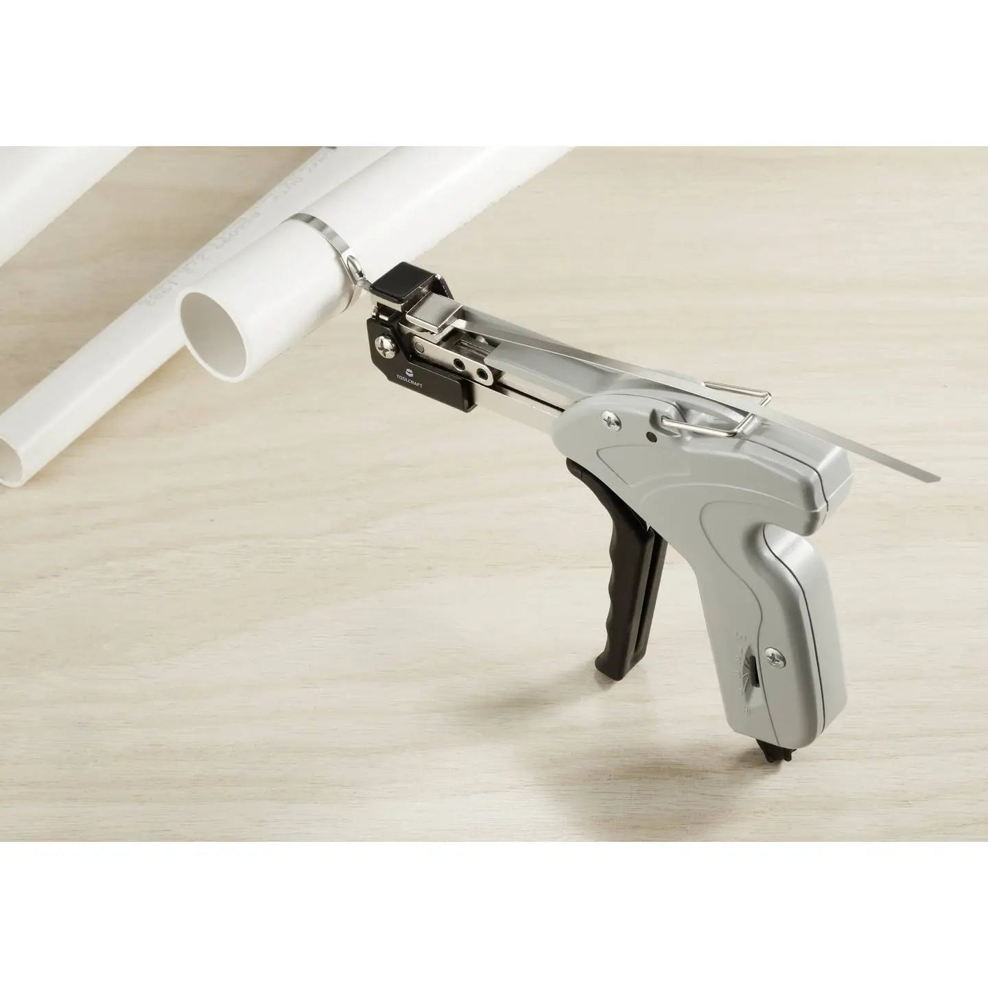 B-Ware Toolcraft Kabelbinderzange Edelstahlkabelbinder Grau Zange Siehe Text - 4064161223940
